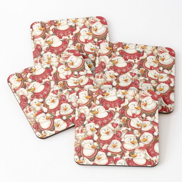 Item preview, Cute Christmas Ducks in Sweaters designed and sold by designwiss.