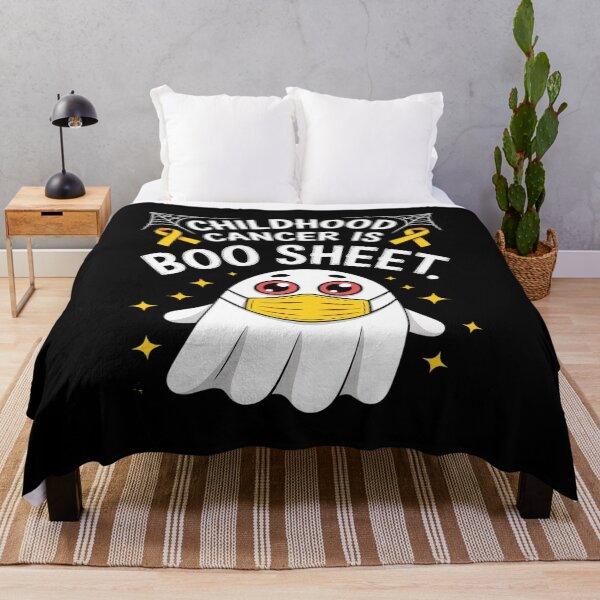 Item preview, Childhood Cancer Awareness Boo Sheet designed and sold by Jadiantukora.