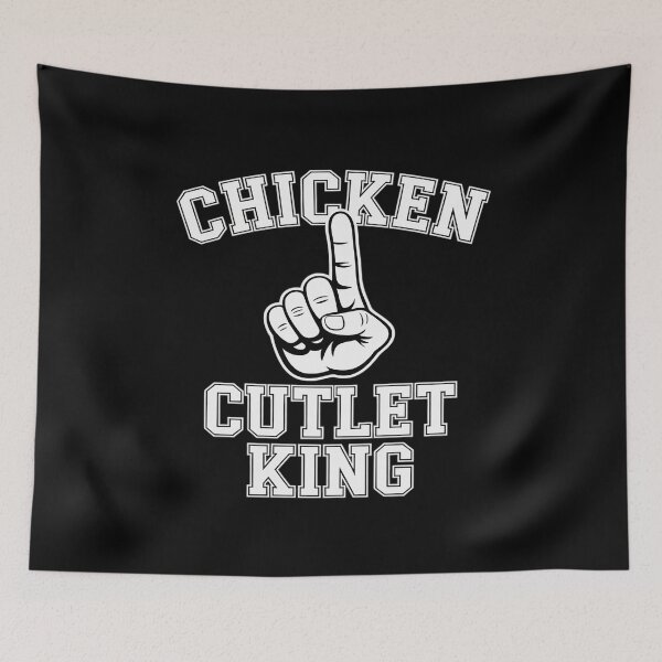 Item preview, Chicken Cutlet King Funny Italian Hand, Italian Foodie designed and sold by Jadiantukora.