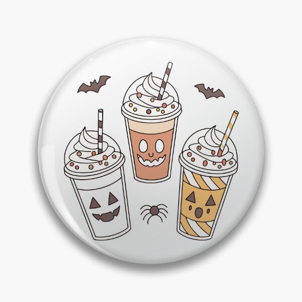 Item preview, Halloween coffee with cream and bats  designed and sold by cocomelon168.
