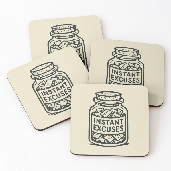 Item preview, Excusas instantáneas en un frasco designed and sold by EdvvinStudios.