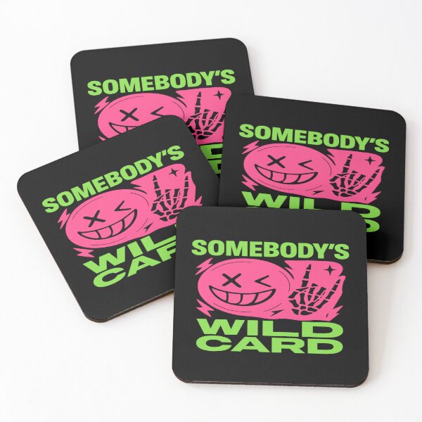 Item preview, Somebody’s Wild Card Neon Skull Smiley  designed and sold by POD DYNASTY.