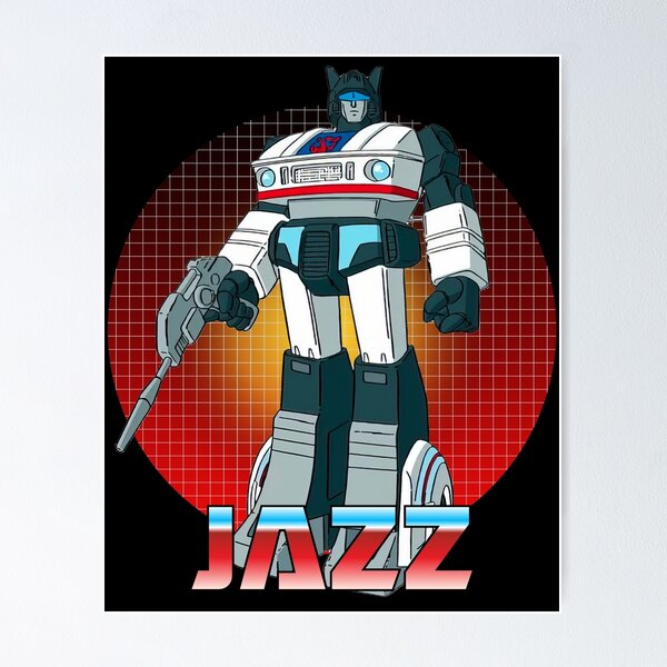 Retro Robot Jazz G1 Poster