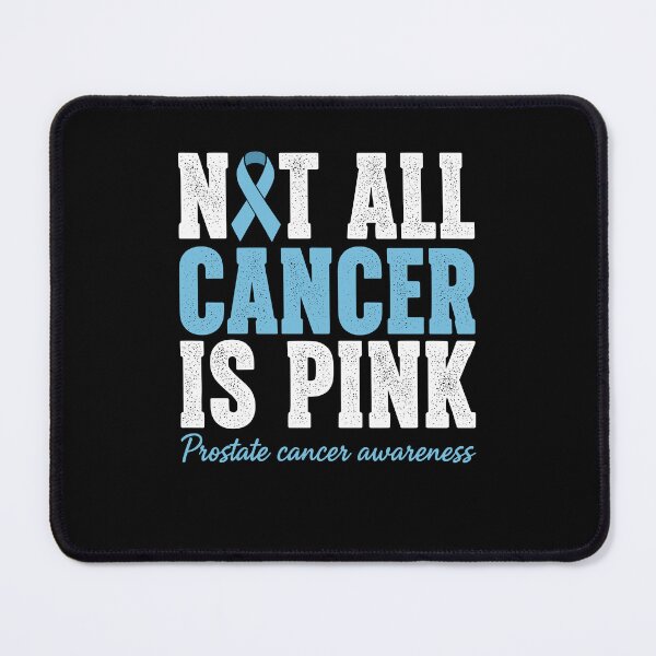 Item preview, Not All Cancer Is Pink Prostate Awareness Blue Ribbon Bold Typography designed and sold by EidosEmporiium.