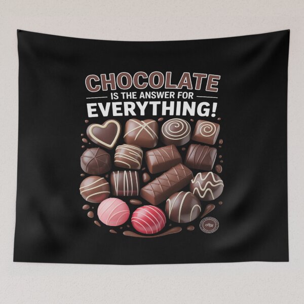 Item preview, Chocolate is The Answer for Everything - Men Women Children designed and sold by Idarmotar.