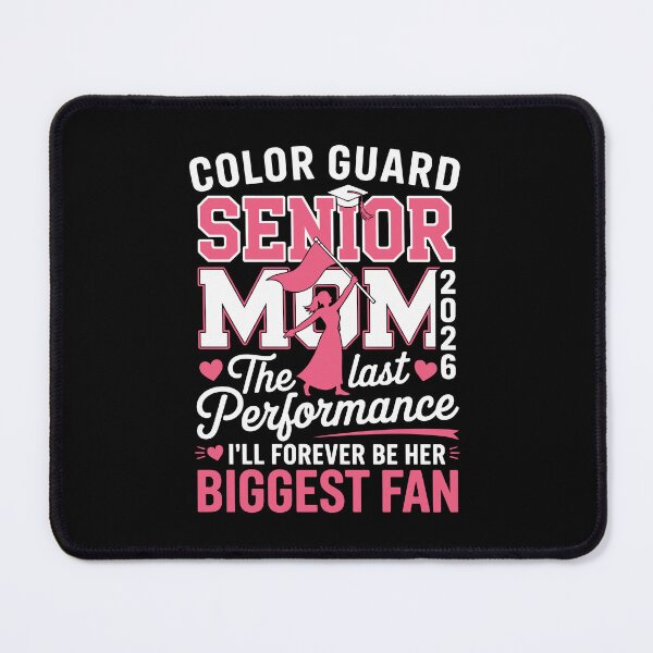 Item preview, Color Guard Senior Mom Pink Design for 2025 Last Performance Tribute designed and sold by EidosEmporiium.