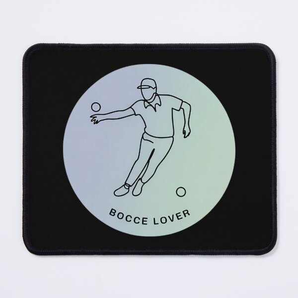 Item preview, Minimalist Bocce Lover – Elegant Single Line Art Player Design designed and sold by VividOrganica.
