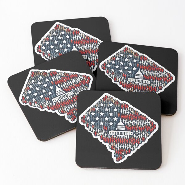 Item preview, Washington DC Crowd Map with Capitol — District of Voices designed and sold by I AM BRO.