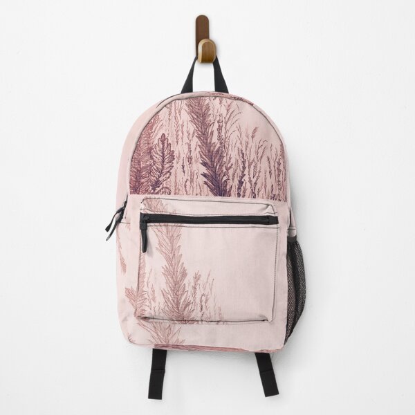 Item preview, Abstract botanical print in soft pastel pink  designed and sold by Art-by-Nade.