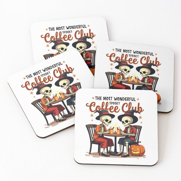 Item preview, The most wonderful spooky coffee skeleton club  designed and sold by cocomelon168.