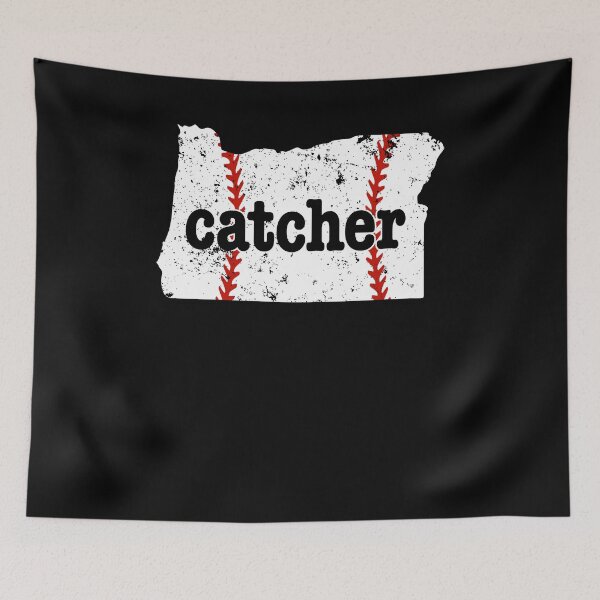 Artikelvorschau, Fastpitch Softball-Fänger-Baseball-Hemd Oregon entworfen und verkauft von shoppzee.