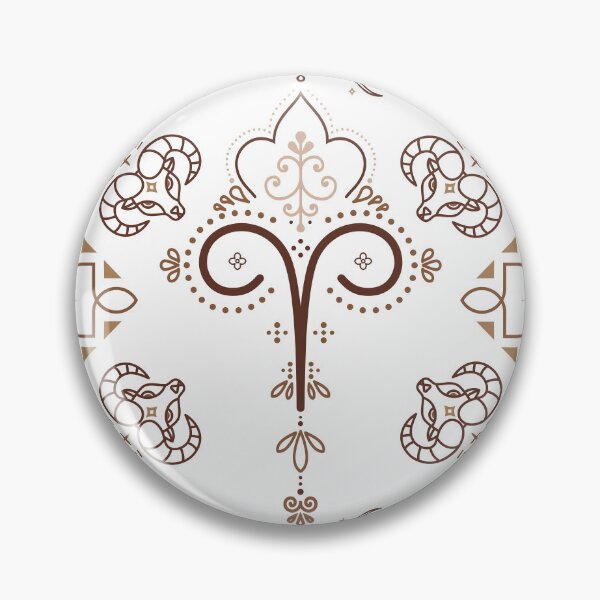 Item preview, Aries Zodiac Seamless Pattern Modern geometric and ethnic designs for Textiles, Carpets Tiles and fabrics. designed and sold by KungLK.