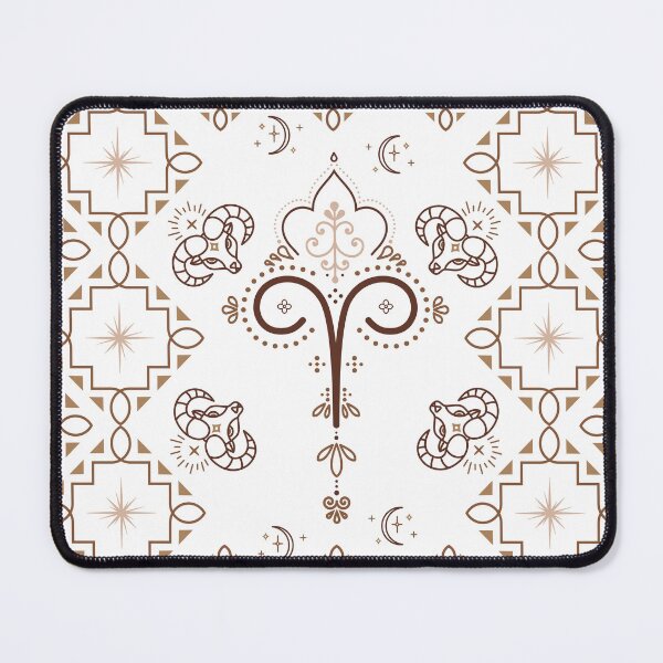 Item preview, Aries Zodiac Seamless Pattern Modern geometric and ethnic designs for Textiles, Carpets Tiles and fabrics. designed and sold by KungLK.