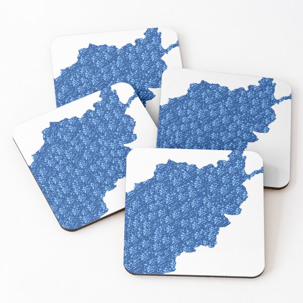 Item preview, Blue Rhinestone Afghanistan designed and sold by TheIconSmith.