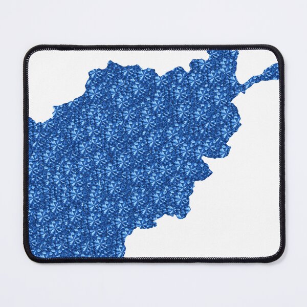 Item preview, Blue Rhinestone Afghanistan designed and sold by TheIconSmith.