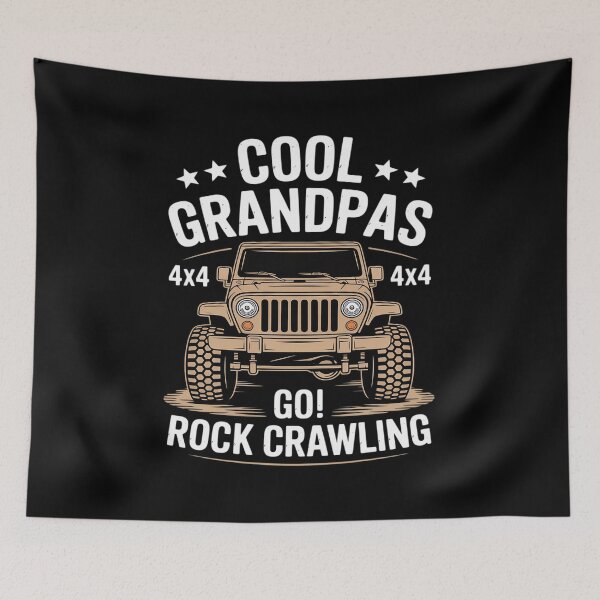 Item preview, Cool Grandpas Go Rock Crawling Offroad RC Big Tires designed and sold by August4Laughs25.