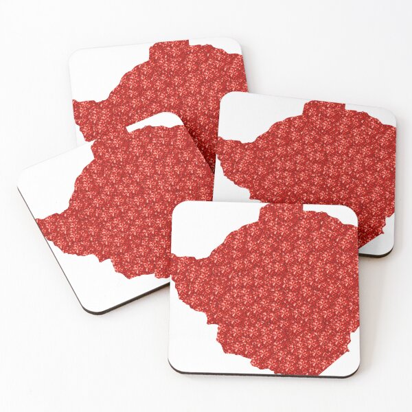 Item preview, Red Rhinestone Zimbabwe designed and sold by TheIconSmith.