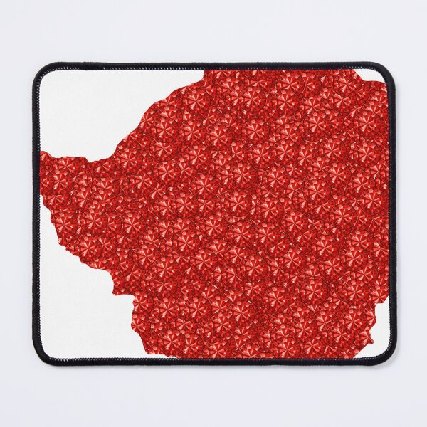 Item preview, Red Rhinestone Zimbabwe designed and sold by TheIconSmith.