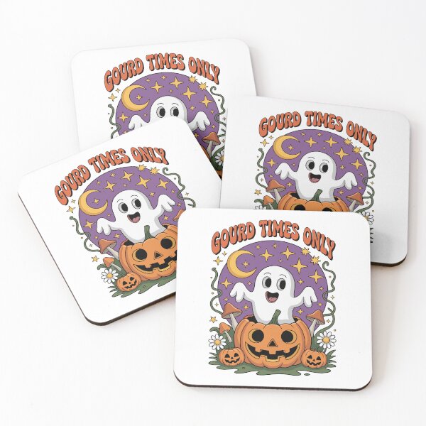 Item preview, Gourd Times Only: declares this charming retro halloween illustration!  designed and sold by Grang Art Artistic Designs.