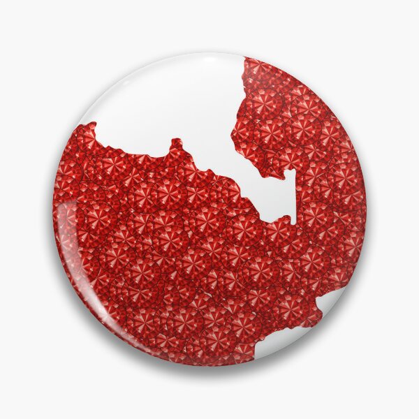 Item preview, Red Rhinestone Zambia designed and sold by TheIconSmith.