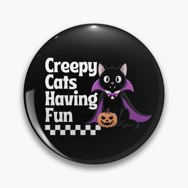 Item preview, Creepy Cats Having Fun | Cute Spooky Halloween Cat Design designed and sold by  Catpuccino.