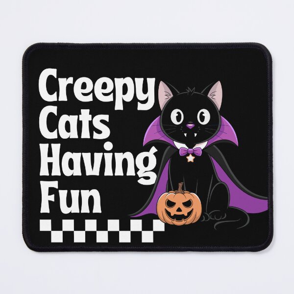 Item preview, Creepy Cats Having Fun | Cute Spooky Halloween Cat Design designed and sold by  Catpuccino.