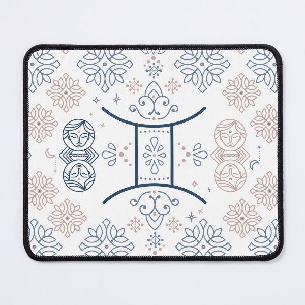 Item preview, Gemini Zodiac Seamless Pattern Modern geometric and ethnic designs for Textiles, Carpets, Tiles and Fabrics. designed and sold by KungLK.