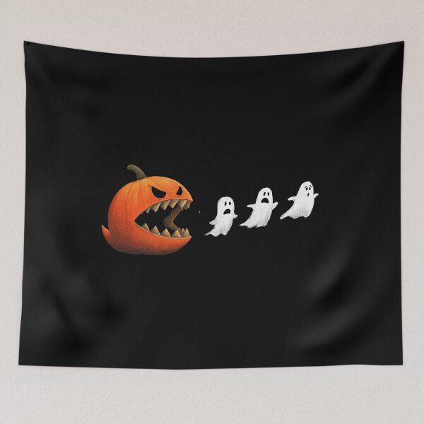 Item preview, Pumpkin Chasing Ghosts designed and sold by StudioRedKoala.