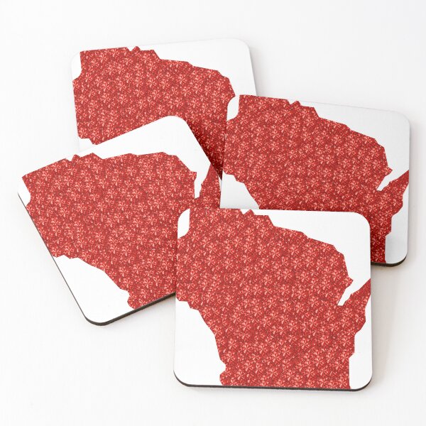 Item preview, Red Rhinestone Wisconsin designed and sold by TheIconSmith.