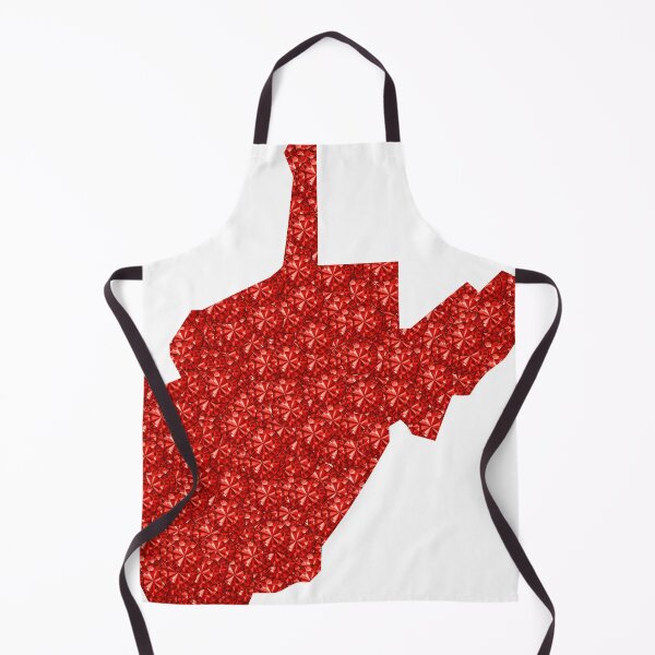 Item preview, Red Rhinestone West Virginia designed and sold by TheIconSmith.