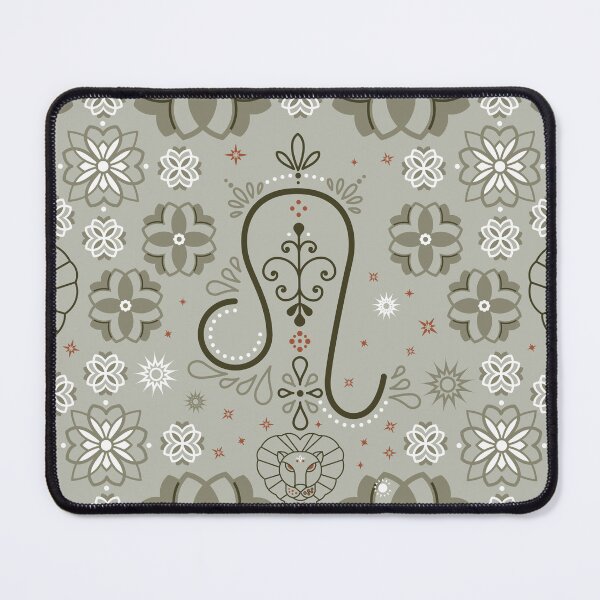 Item preview, Leo Zodiac Seamless Pattern Modern geometric and ethnic designs for Textiles, Carpets, Tiles and Fabrics. designed and sold by KungLK.