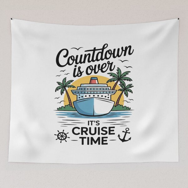 Item preview, Countdown Is Over It's Cruise Time designed and sold by petrichorsworld.