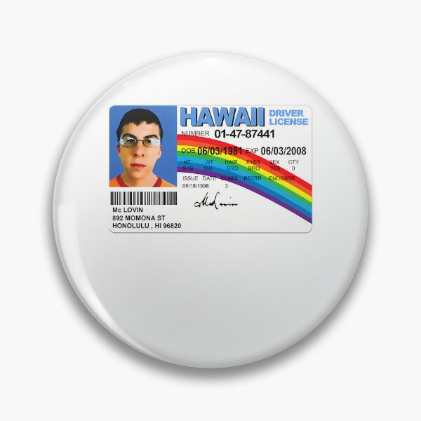Item preview, Hawall Driver License Mclovin High Quality designed and sold by AutumnHoeger.
