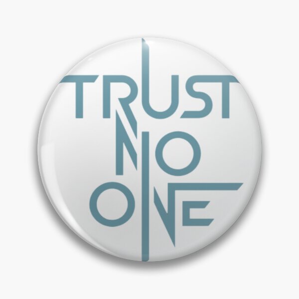 Item preview, Trust No One Minimalist Typography Design designed and sold by FloraMyst.