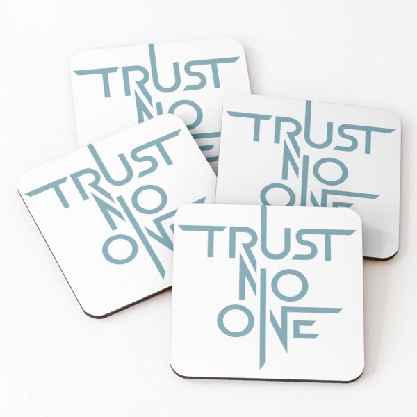 Item preview, Trust No One Minimalist Typography Design designed and sold by FloraMyst.