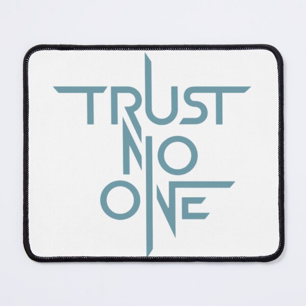 Item preview, Trust No One Minimalist Typography Design designed and sold by FloraMyst.