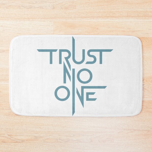 Item preview, Trust No One Minimalist Typography Design designed and sold by FloraMyst.