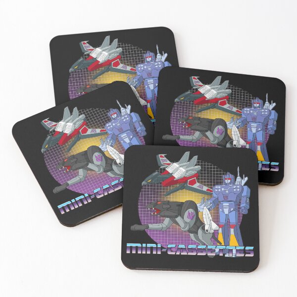 Item preview, G1 Mini-Cassettes Retro Robot Cartoon Art designed and sold by Retr0Tshirts.