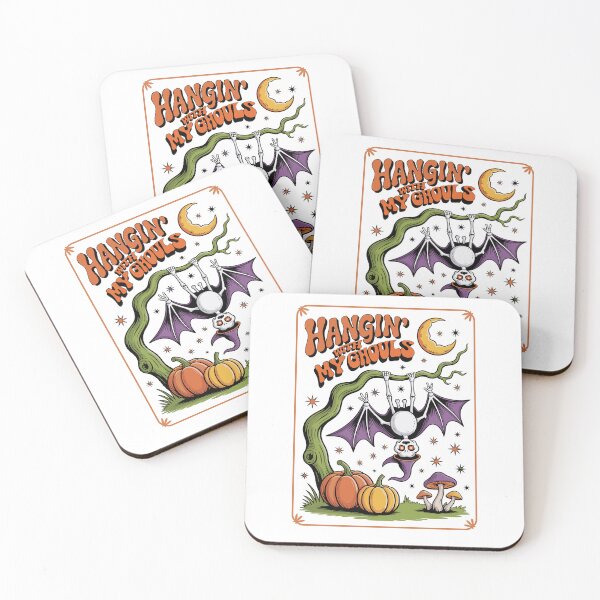 Item preview, Hangin With My Ghouls 3: declares this charming retro halloween illustration!  designed and sold by Grang Art Artistic Designs.