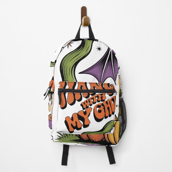 Item preview, Hangin With My Ghouls 3: declares this charming retro halloween illustration! designed and sold by Camel & Quirk.