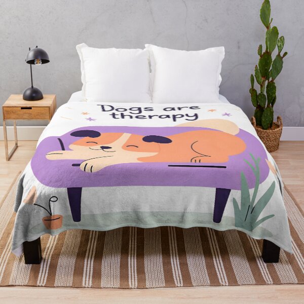 Item preview, Dogs are Therapy designed and sold by FlamingGalahDesigns.