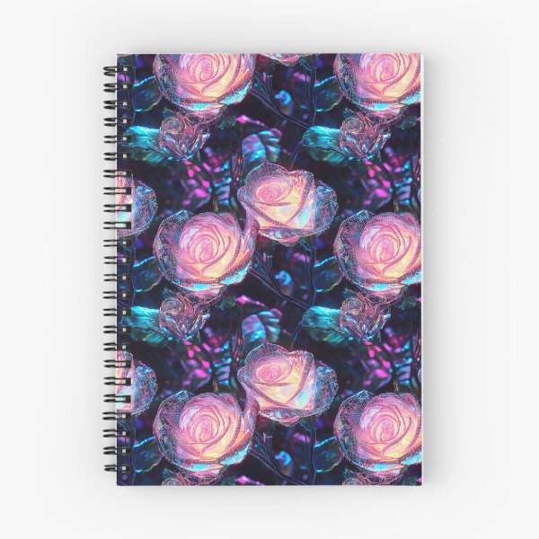 Item preview, Cyber-Floral Fusion - 3D Neon Roses designed and sold by MidArtForge.