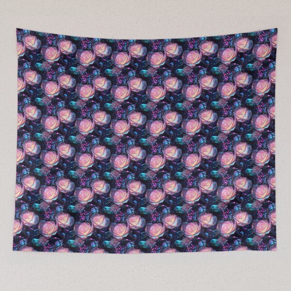 Item preview, Cyber-Floral Fusion - 3D Neon Roses designed and sold by MidArtForge.