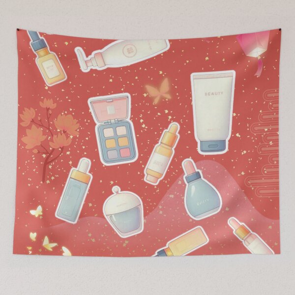 Item preview, Korean Beauty Aesthetic | K-Beauty Skincare & Makeup Illustration designed and sold by Sugar Wisdom .