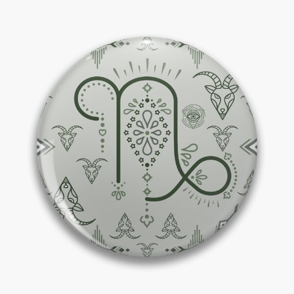 Item preview, Capricorn Zodiac Seamless Pattern Modern geometric and ethnic designs for Textiles, Carpets, Tiles and Fabrics. designed and sold by KungLK.