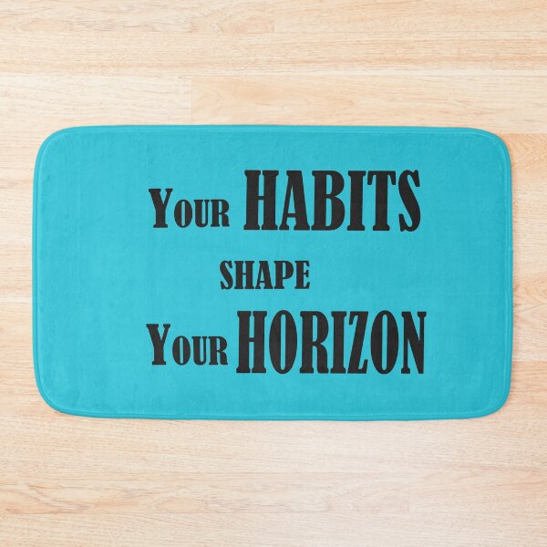 Item preview, Your Habits Shape Your Horizon – Motivational Growth Quote designed and sold by ArtNestVerse.