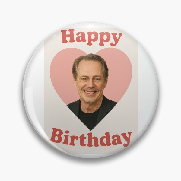 Item preview, Steve buscemi happy birthday christmas funny prank meme gift weird designed and sold by CheeseBlueprint.