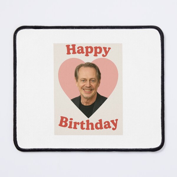 Item preview, Steve buscemi happy birthday christmas funny prank meme gift weird designed and sold by CheeseBlueprint.