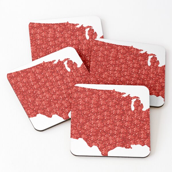 Item preview, Red Rhinestone United States designed and sold by TheIconSmith.