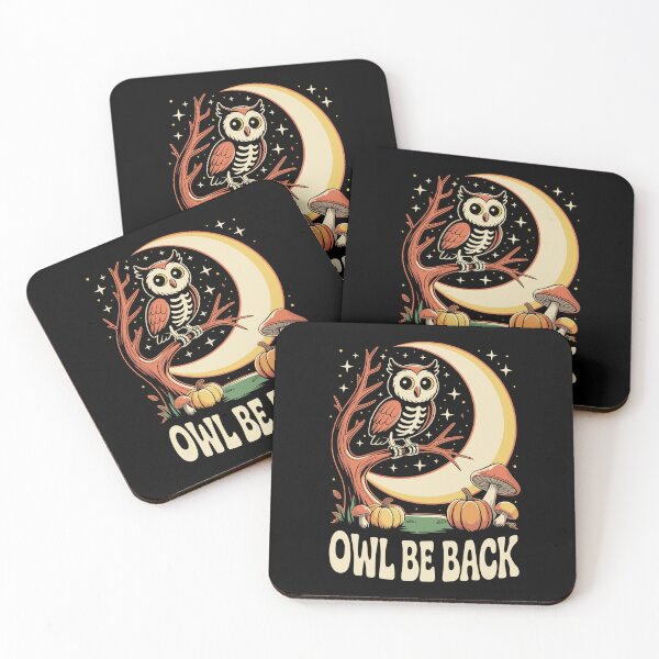 Item preview, Owl Be Back 2 2: declares this charming retro halloween illustration! s designed and sold by Grang Art Artistic Designs.